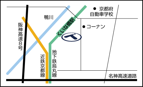 京都営業所マップ